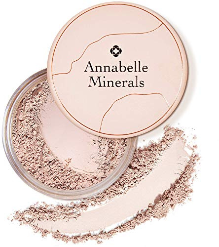 Annabelle Minerals - Matte Mineral Foundation mit Lichtschutzfaktor - Natürliche Inhaltsstoffe - Matt - Glatte Haut & Natürlich - Sonnenschutz LSF10 - Für alle Hauttypen - Vegan - Natural Light - 10g