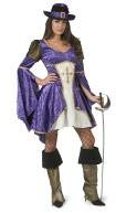 Musketier Damenkostüm Degen Fasching Karneval Mottoparty Ritter Kostüm Damen