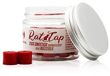 TZYGO Rat Tap | Attrattivo per Topi |Attrattivo per Roditori alla Nocciola | Non Tossico | 1 Barattolo 20 PCS