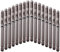Schwebende Regalhalterungen – 16 Stück, strapazierfähig, unsichtbare Regalhalterungen mit Schrauben, DIY-Hardware, Jalousienstützen, Regale, 109 kg, Ø10 x 100 mm (16 Stück)