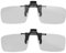 sourcing map 2 Pcs Polarized Clip-on 3D Glasses, Passive Circular 3D Viewing Glasses Frames for Anaglyph Movies Theater Games TV Photo Projector