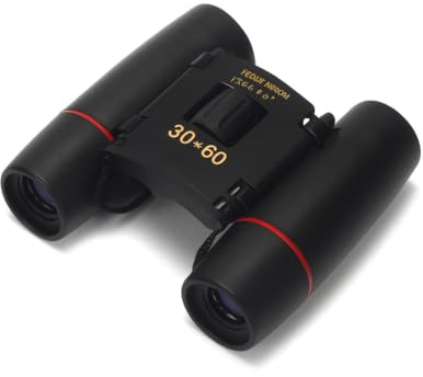Binocolo Zoom 30x60 HD Portatile Pieghevole con Custodia | Telescopio Compatto per Escursioni, Campeggio e Viaggi