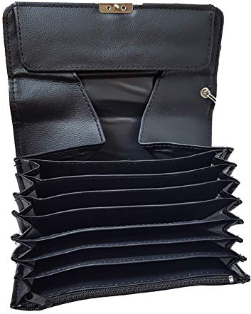 Einkaufszauber Kellner Taxi Geldbeutel AS schwarz, 18x11 cm