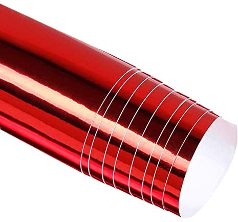 BangShou Autocollant Fibre de Carbone de Vinyle, Film Autocollant de Voiture Adhésif, DIY Décoration Film pour Intérieurs,Motos Et Meubles (Film de placage)