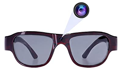 OHO Video Sunglasses, 32GB Ultra HD Outdoor Sports Action Camera with Built in 16MP Camera and Polarized UV400 Protection Safety Lens