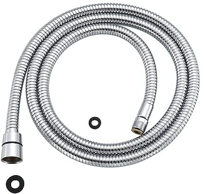 Tuyau de Rechange pour Robinetterie de Cuisine M15/1 x 1/2, Tuyau d'extraction en métal (galvanoplastie, 1,5 m)