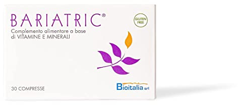 Bioitalia Bariatric integratore alimentare per pazienti bariatrici con Vitamine e Sali Minerali. Completo ed equilibrato 1 compressa al giorno. Confezione da 30 compresse