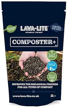 Lava-Lite Composter+ (1Litre) Organic Compost Maker & Activator, Uses Natural Beneficial Bacteria to Speed up the Composting Process, Suitable for All Compost Bins (1 Litres)
