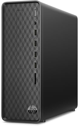 HP Slim S01-pF2011na Desktop PC Intel i5 12th Gen 8GB RAM 256GB SSD Black