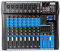 8 Kanal Audio Mixer Mischpult Mit Usb Dj FüR Karaoke Digitalaudio Konsole VerstäRker Bluetooth Aufnahme Mischer Equalizer Audiomischer Digital Mixing Console für Bars Bühnenauftritte Aufnahmestudio