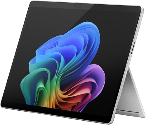Microsoft Surface Pro | Copilot+ PC | 13” OLED Touchscreen | Snapdragon® X Elite (12 Kerne) | 32GB RAM | 1TB SSD | neuestes Modell, 11. Edition | Platin (Netzteil separat erhältlich)