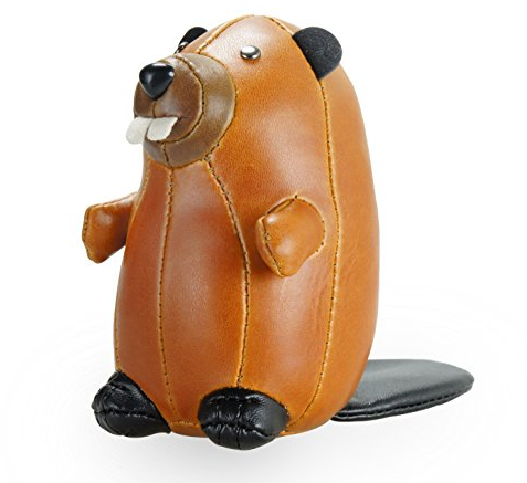 Züny Biber Briefbeschwerer klein braun (Beaver tan-Brown)