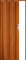 Forte Porta a Soffietto Giulia in PVC, Resistente agli urti, Riducibile, Kit completo di serratura, L88,5 x H214 cm, Effetto legno Ciliegio