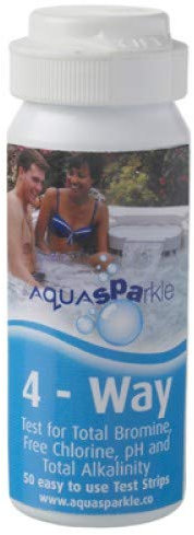 AQUASPARKLE 4-Way Test Strips