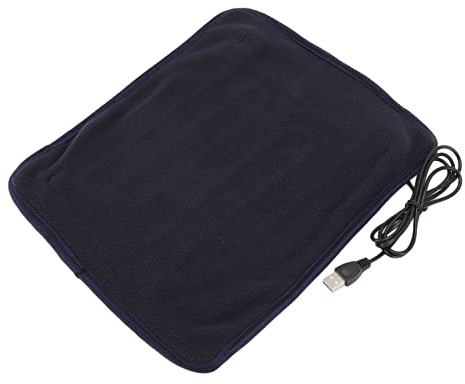 Cuscino riscaldante portatile USB con diversi livelli di regolazione della temperatura, comprime caldo, comprime caldo, spalla, collo, gambe e vita (blu scuro)