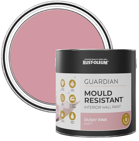 Rust-Oleum Pink Guardian Mould Resistant Wall Paint - Dusky Pink 2.5L