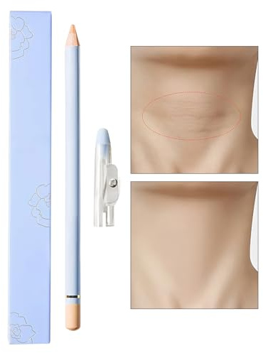 Crayon Correcteur | Stylo Base Anti-Sueur 13g | Avec Taille-Crayon Correcteur Maquillage Hydratant,Pour Yeux, Cernes, Imperfections, Femmes, Hommes, Adolescents, Dames, Mères, Fêtes, Spectacles