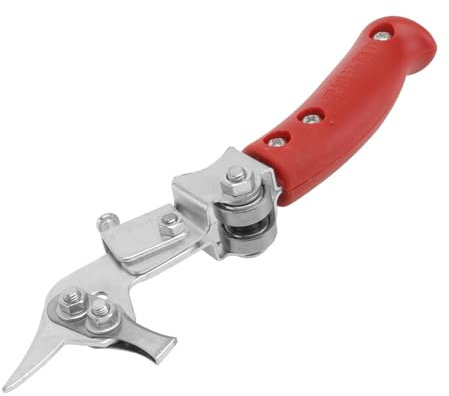 HEMOTON coupe-bagues Coupeur enregistrer coupe-ceinture pour écorce taille-arbre décapant de de branches à écorcher Décapage décapant d'écorce outil d'élagage le fer Orange