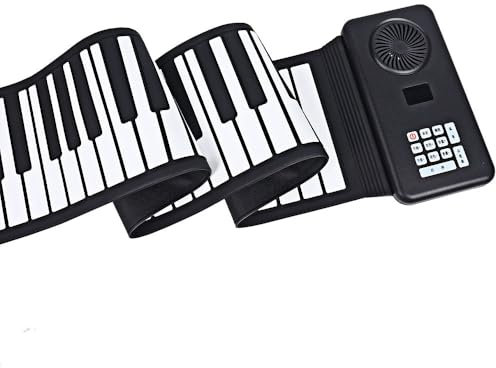 NEWFUN Tastiera 88 Tasti, Tastiera Elettronica, Pianoforte Portatile, Supporto MIDI/Bluetooth, 16 Toni e Ritmi, Portatile e Pieghevole, Adatto a Bambini Adulti Principianti Regali