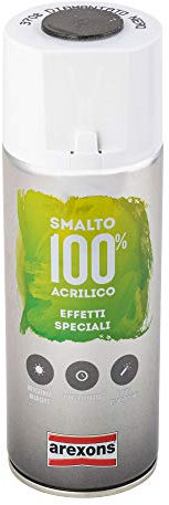 AREXONS 3708 SMALTO ACRILICO DIAMANTATO NERO SPRAY, 400 ml (Confezione da 1)