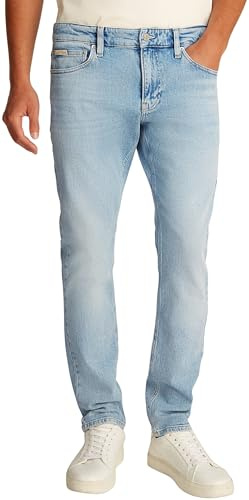 Calvin Klein Uomo Jeans Slim Elasticizzati, Blu (Denim Light), 29W/32L