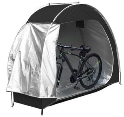 Bike Tent for Outdoor Storage,Outdoor Bike Storage and Mobility Scooter Shelter,Bicycle Cover and Garden Bike Storage Shed,Tidy Tent Large Bike Cover,Waterproof Bike Rain Shelter (Black)
