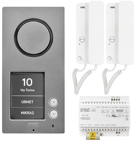 Urmet 1183/632 - Kit Citofono Audio Bifamiliare 2Voice
