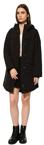 Only Onlmaastricht Parka Jacket Otw Noos Giacca, Nero, S Donna