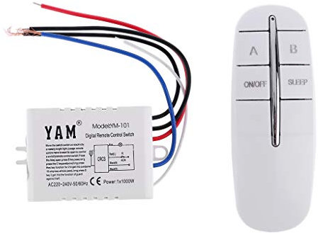 GUMEI 220V Telecomando Digitale Senza Fili Interruttore ON/off Lampada Interruttore remoto da Parete a Luce