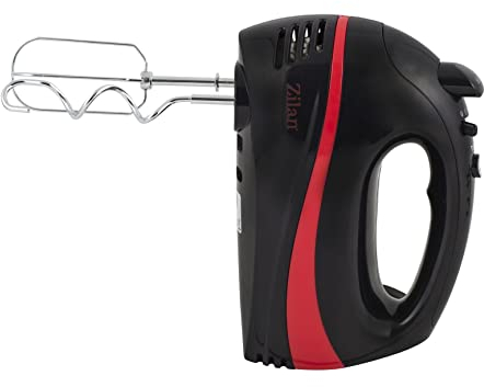 Zilan Batidora de mano de varillas 300 W, 5 velocidades + turbo