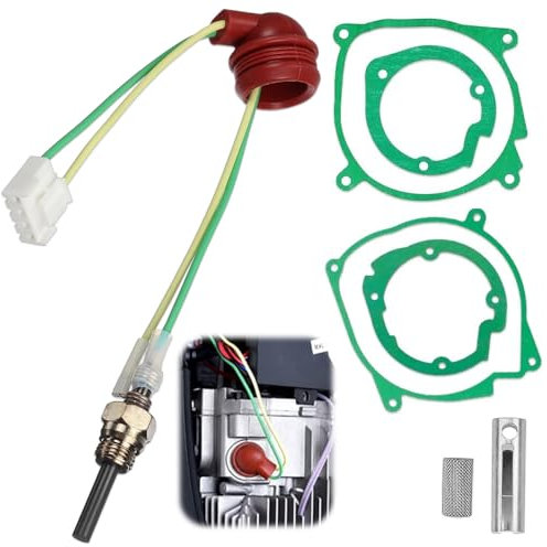 UQTUKO Candeletta Universale in Ceramica, 2KW 5KW/8KW riscaldatore da 12V kit di riparazione per candelette per Riscaldamento ad Aria, Diesel, Parcheggio, Auto