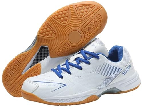 Badmintonschuhe,Atmungsaktiv Badminton Schuhe,Tischtennis Schuhe Herren,Badmintonschuhe für Damen und Herren,Hallentrainingsschuhe für Männer und Frauen,für Tennis,Volleyball