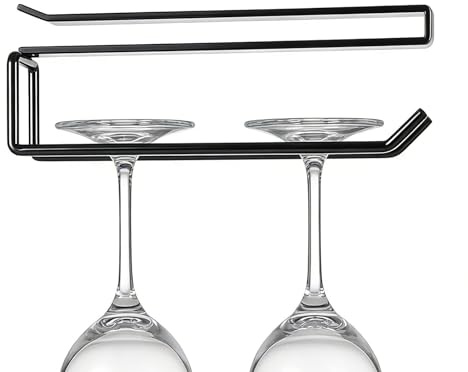 Vinglas Hängare För Användning Under Hyllor Borrfritt Torkställ För Glas | Hållare För Glasvaror I Skåp Avsedd För Bar Hylla Utställning Och