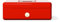 Viro 4281 Geldkassette mit Zylinder, Rot, 250 x 180 x 90 mm