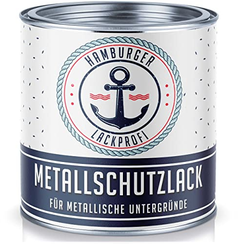 Metallschutzlack MATT Schwarzbraun RAL 8022 Braun Metallschutzfarbe Metalllack Metallfarbe // Hamburger Lack-Profi (2,5 L)