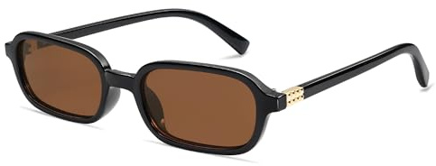 Appassal Retro Rectangular Sunglasses for Women Vintage 2026 Fashion Trendy Funny Small 90s Square Sunnies AP3698