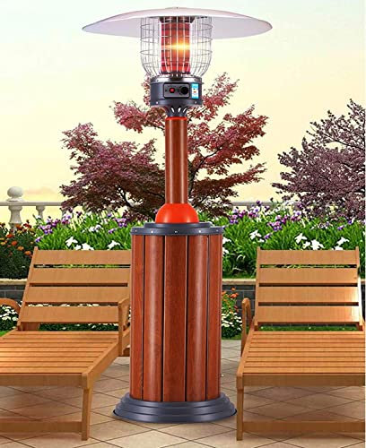 Radiateurs De Terrasse Chauffage Au Gaz De Cour 10 KW, Chauffage De Terrasse Portable Au Sol, Chauffage Au Propane Extérieur À Montée Rapide De La Température for Le Commerce/la Maison