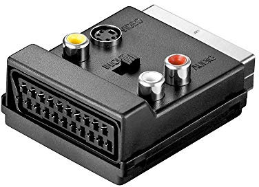 Scartadapter special Stecker / Buchse 3x Cinchbuchse und 4-pol. mini DIN Buchse