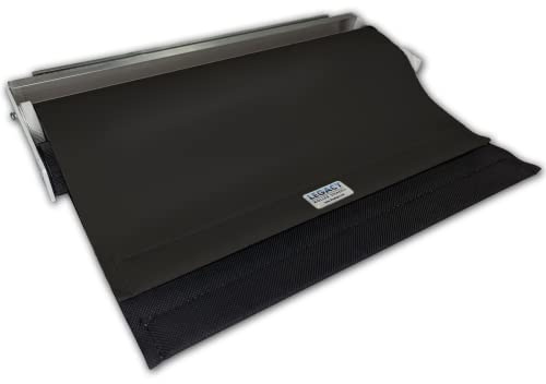 ShadePro - Legacy Roller Shades - Day Night Combo Pull Down Blinds - Light Filtering Solar Mesh Sunscreen for Day - Blackout Shade for Night - Fits RV, Camper, or Motorhome - Black - 60 Drop