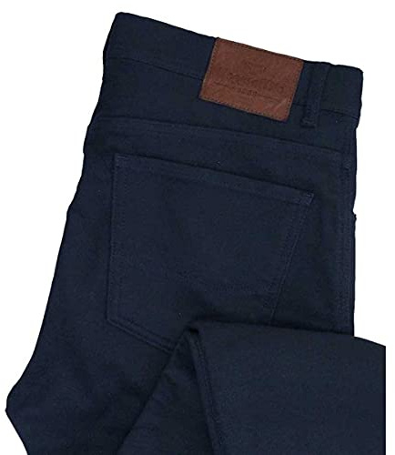 Hoggs of Fife Carrick Stretch Technical Moleskin Jeans Navy 44''
