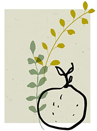 Komar Wandbild - Fruit du paradis - Größe: 30 x 40 cm - Poster, Kunstdruck, Dekoration, Wohnzimmer, Schlafzimmer