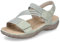 Rieker Damen Klassische Sandalen 64870, Frauen Sandalen,Sommerschuhe,Freizeitschuhe,offene Schuhe,Strandschuhe,grün (52),43 EU / 9 UK