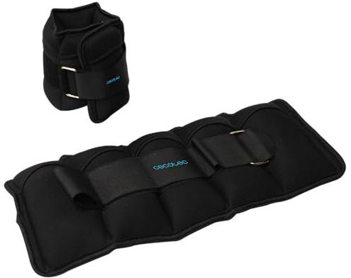 Cecotec Pesi per Caviglia e Polso Regolabili Drumfit AnkleBell 2500 Neo
