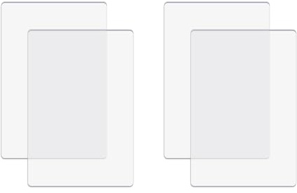 4 Pcs/2 Pair Standard Cutting Pads for Die Cutting Machine；Clear Polycarbonate Plastic Cutting Plates,Cutting Pads Die Cutting Plates for Embossing Crafting （6.25 x 3 inch）