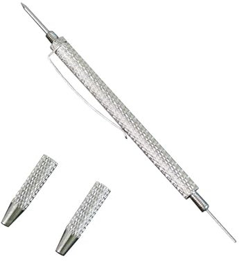 IUSOT Car Tools 2 in 1 Windshield Washer Nozzle Adjustment Tool, Windshield Cleaner Needle for Windscreen Washer Jets, Durable Car Windscreen Cleaner Accessory, Aluminum Alloy Jet Needle Cleaning Tool