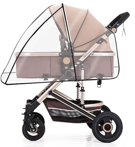 Regenverdeck für Buggy, Universal Komfort Regenschutz für Kinderwagen, Universal Regenschutz für Kinderwagen, Für Kinderwagen, Gute Luftzirkulation, Schadstofffrei, Regendicht Staubdicht Winddicht