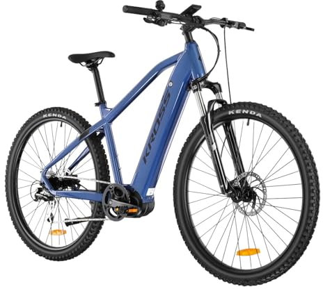 Varstrom E-Bike MTB Hexagon Boost 3.0, 29 Elektrofahrrad für Damen und Herren, 250W Mittelmotor 100N·m, 43,2V 10.4Ah 449Wh Akku, Blau