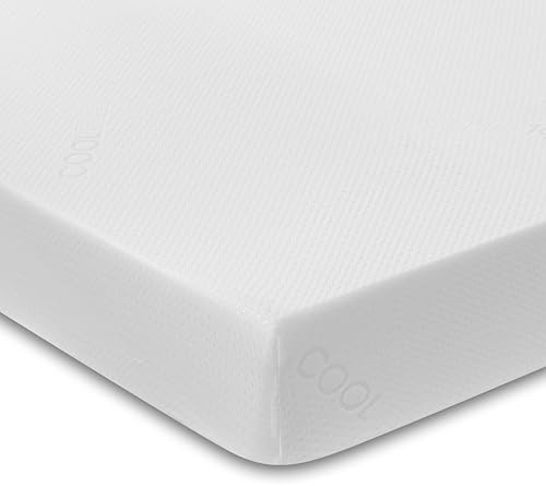 Starlight Beds Zenith Ortho Small Single Firmer Foam Mattress 2ft6 x 6ft3 | 6 Inch Deep, Firm Support, Removable Cover, UK Manufacturer, Rolled & Boxed, White, 135 x 190 x 15 cm