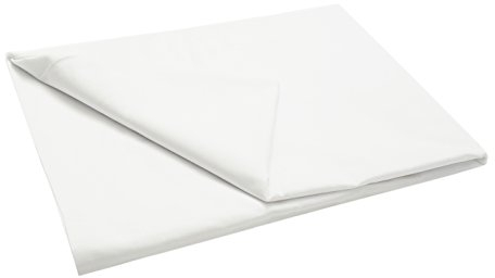 ZOLLNER Bettlaken oder Bettdecke für den Sommer in Hotelqualität - Baumwolle- ca. 180x290 cm - weiß - ohne Gummizug
