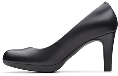 Clarks Adriel Viola, Women’s Closed-Toe Pumps, Black (Black Leather), 5 UK (38 EU)